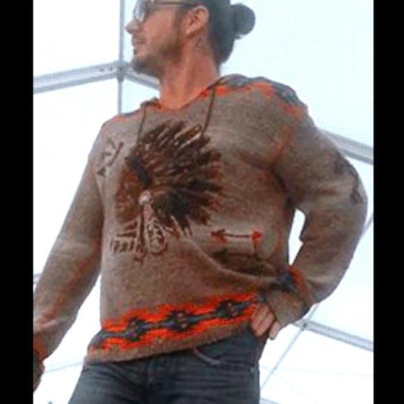 Ralph Lauren Handknit Southwestern Indian Head Blanket Cardigan Poncho XXS Japan - Picture 10 of 13